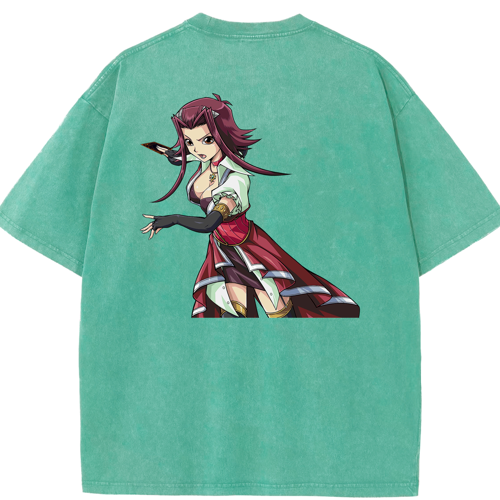 （画像用） 遊☆戯☆王 Yu-Gi-Oh! 綿100% ヴィンテージ風 半袖Tシャツ（背面プリント）